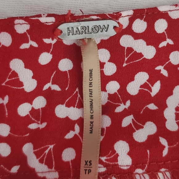 HARLOW "VIV" Red Cherry Print Slip Dress - Picture 7 of 12